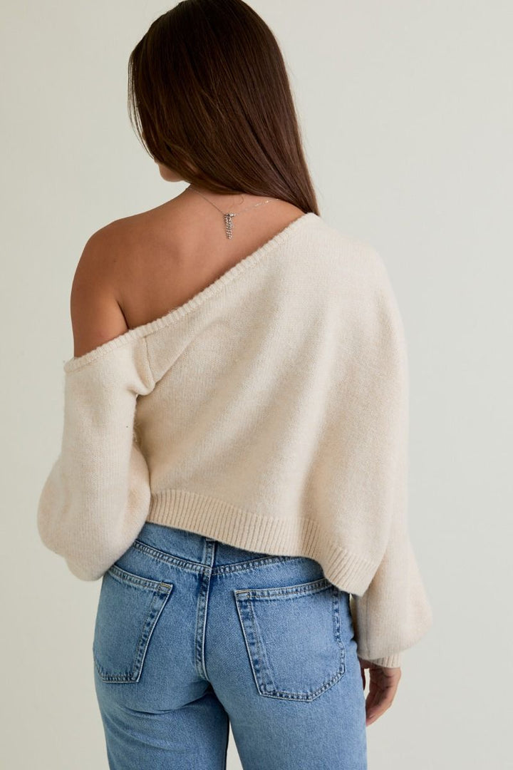 Off Cue Knit Sweater