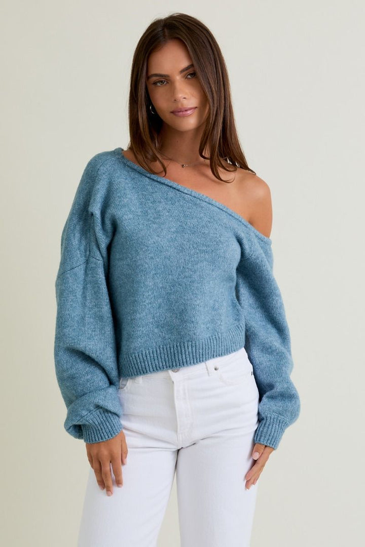 Off Cue Knit Sweater