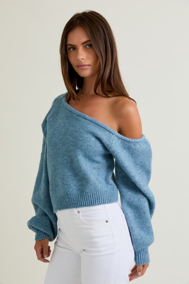 Off Cue Knit Sweater