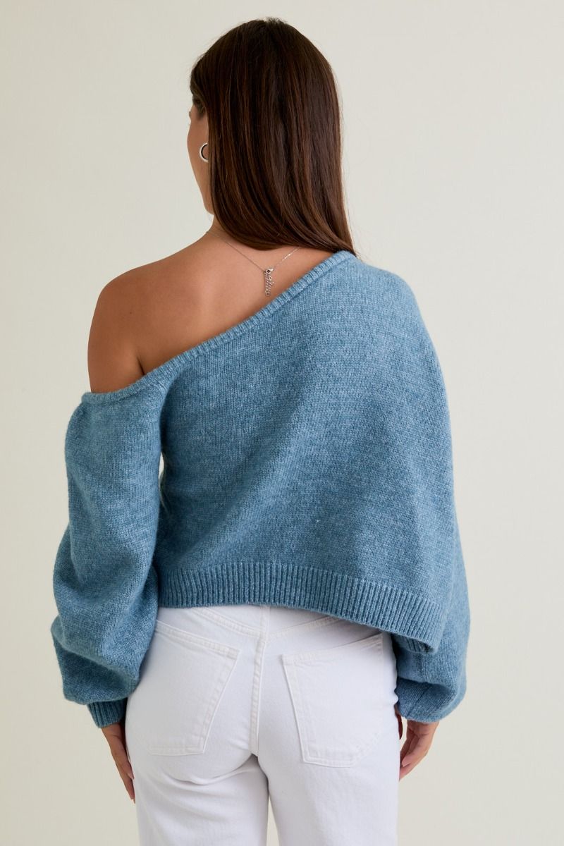Off Cue Knit Sweater