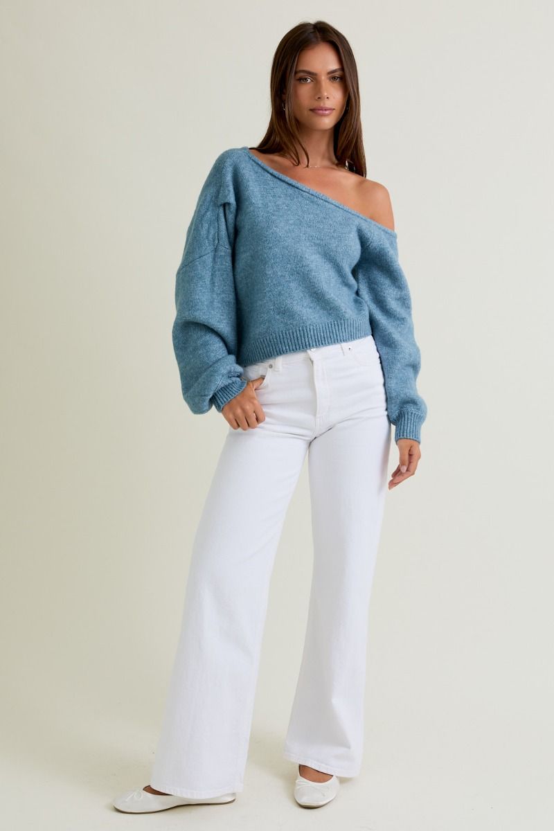 Off Cue Knit Sweater