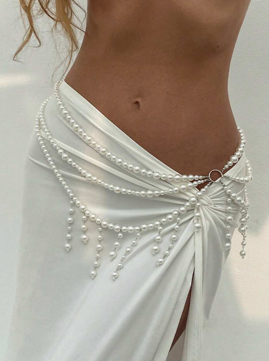 Pearl Drip Waist Chain