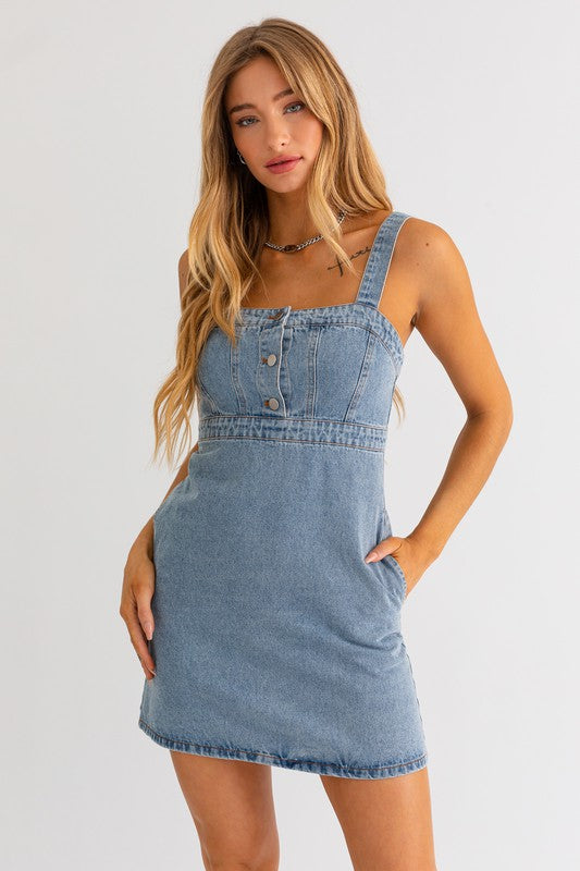 Denim Dreams Mini Dress