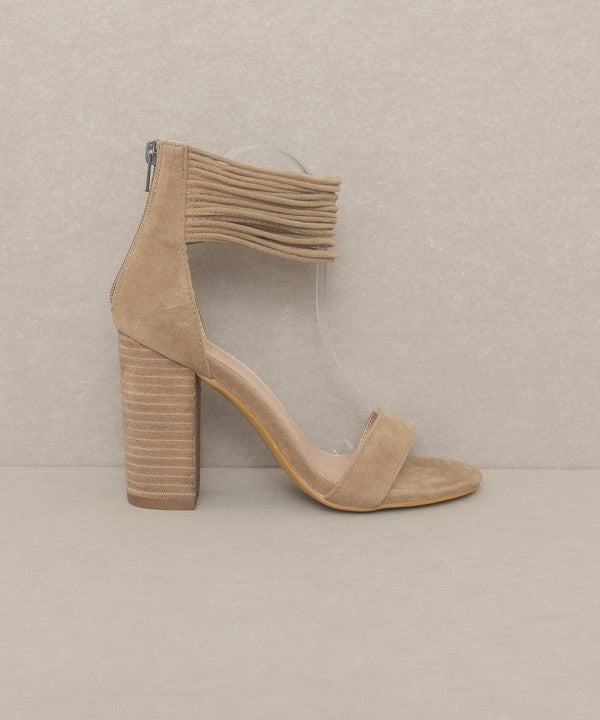 Blair Faux Suede Strappy Heels