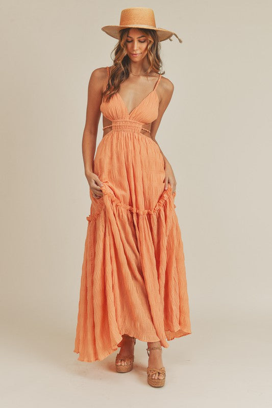 Summer Solstice Tiered Maxi Dress - Large - Final Sale