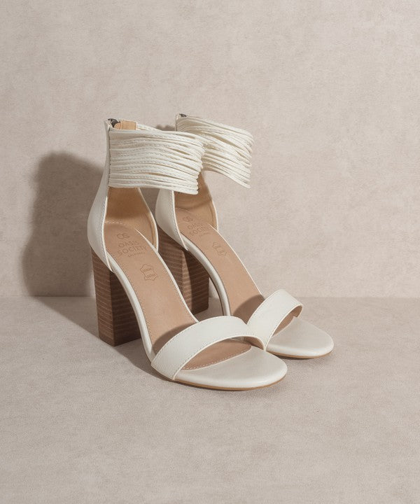 Blair Faux Leather Strappy Heels