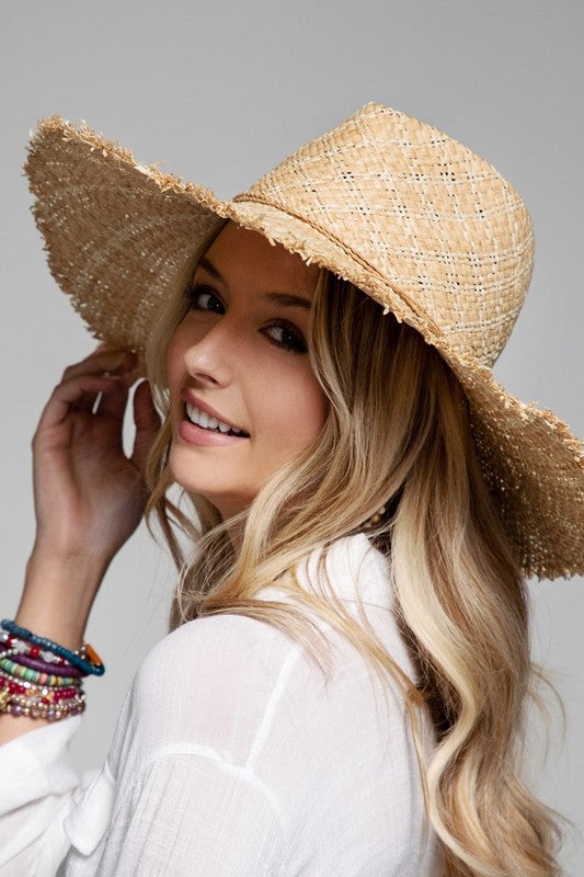 Farmer's Market Woven Raffia Sun Hat