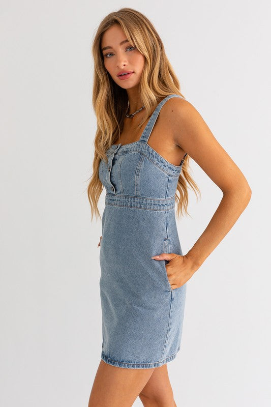 Denim Dreams Mini Dress