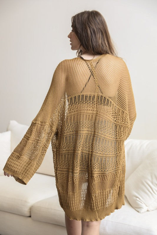 Oversized Knitted Cardigan