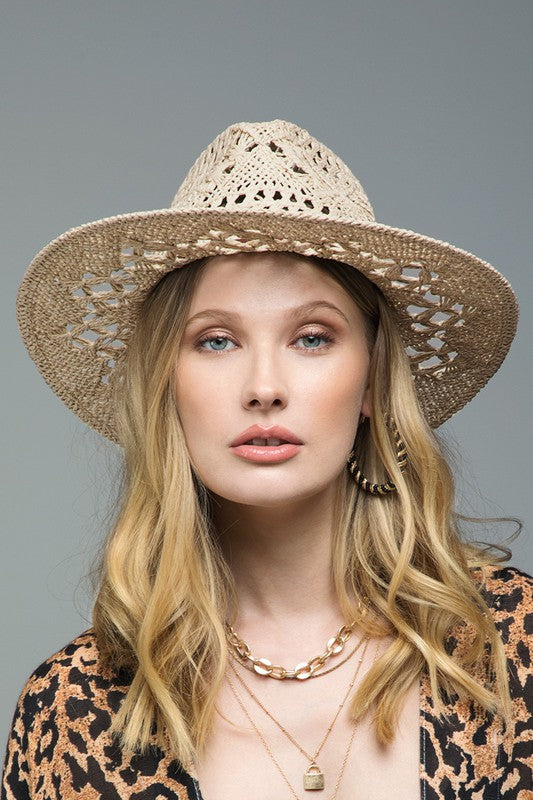 Resort To Beach Woven Panama Hat