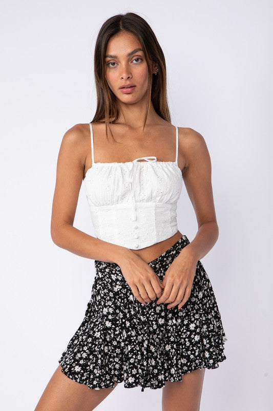 Purity Eyelet Lace Top - Final Sale