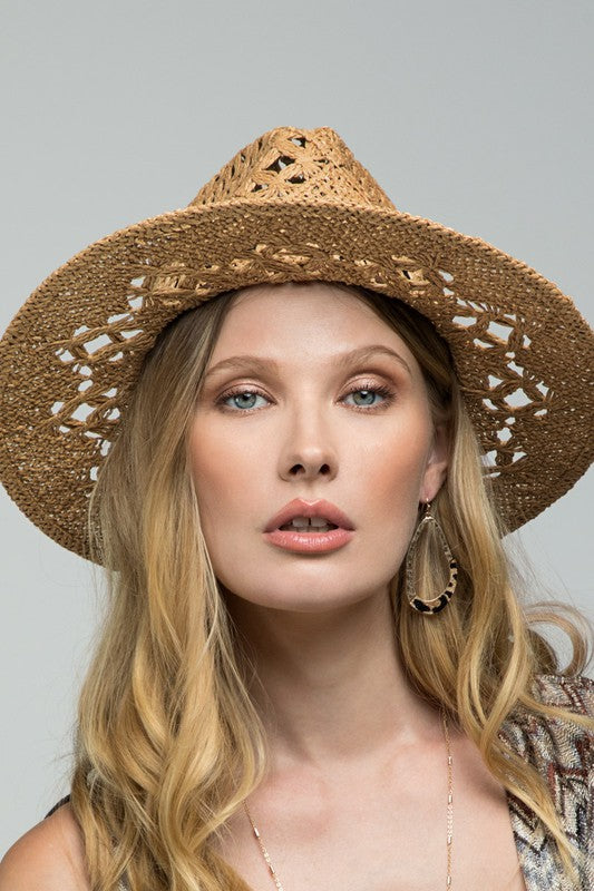 Resort To Beach Woven Panama Hat