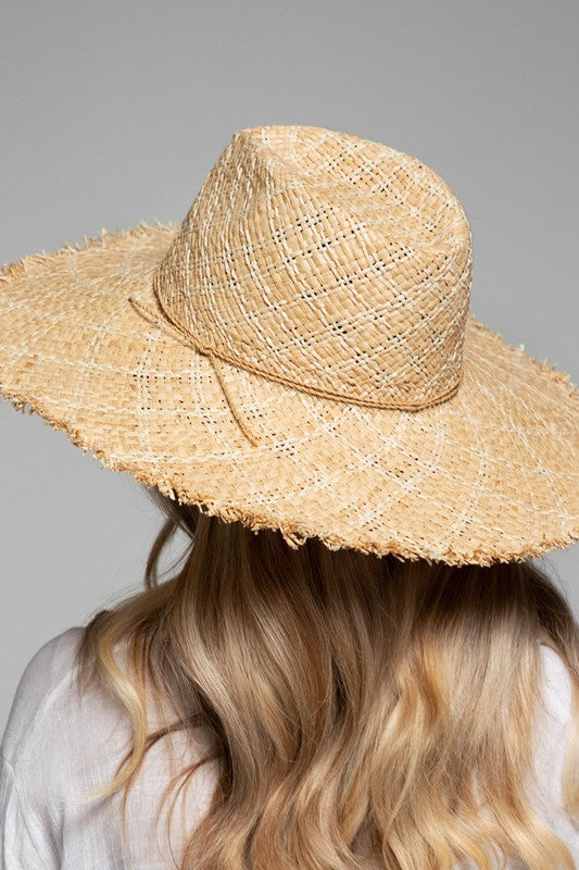 Farmer's Market Woven Raffia Sun Hat