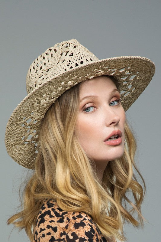 Resort To Beach Woven Panama Hat