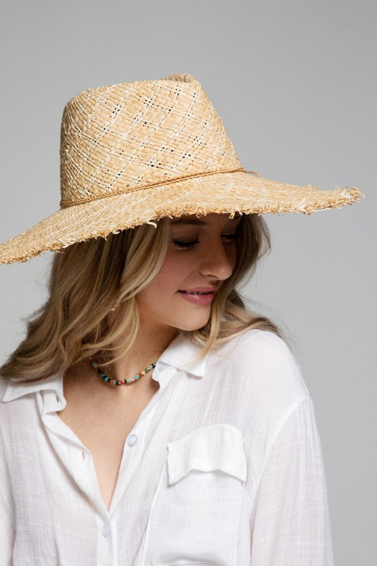 Farmer's Market Woven Raffia Sun Hat