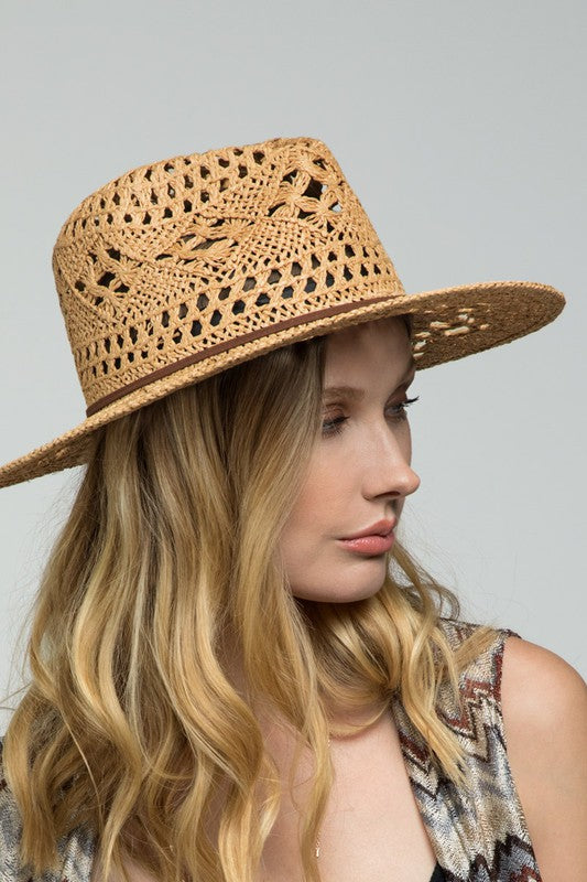 Resort To Beach Woven Panama Hat