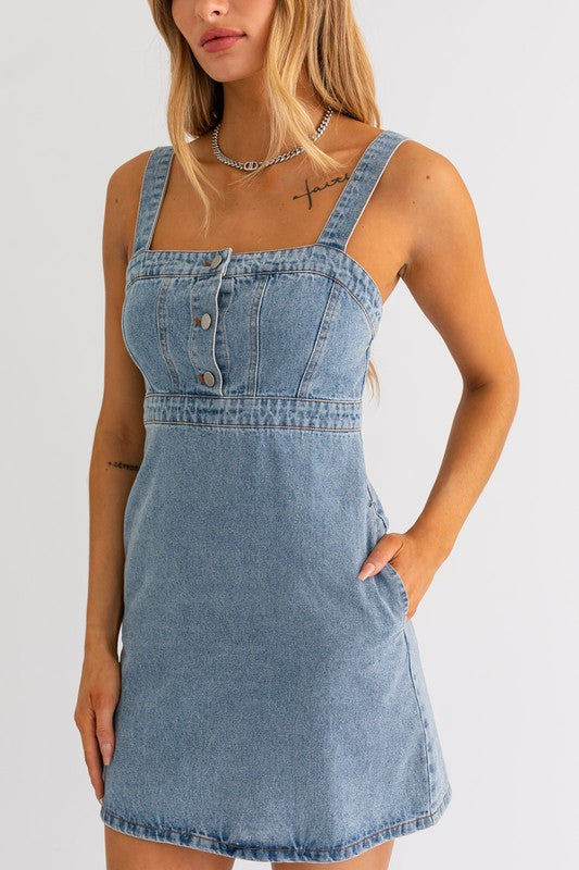 Denim Dreams Mini Dress