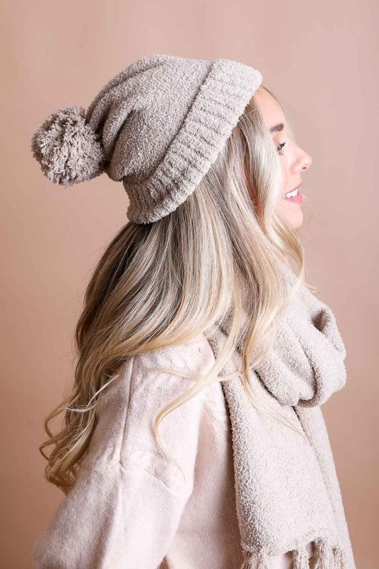 Ashland Boucle Pom Beanie