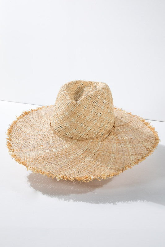 Farmer's Market Woven Raffia Sun Hat