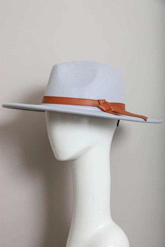 Out on the Ranch Wide Brim Leather Ribbon Bolero Hat