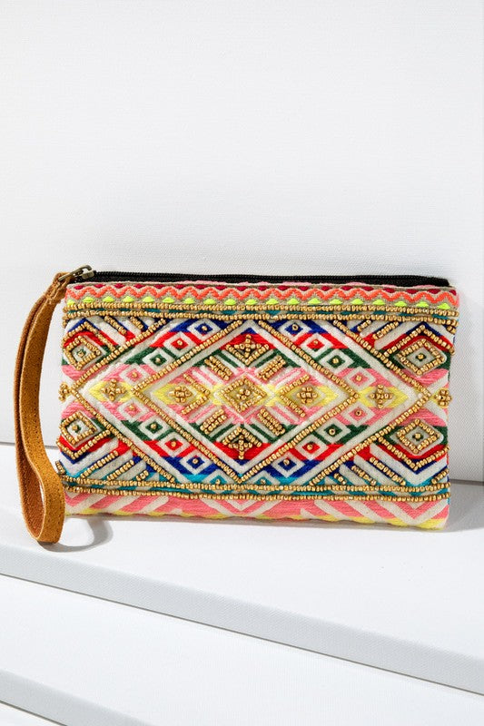 Kinsley Beaded Clutch - Final Sale